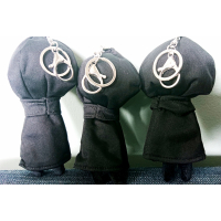 Final Fantasy XIV ancient one, emet-selch plush keychain 15cm